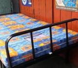 Steel single bed