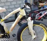 Fat tyre bicycle