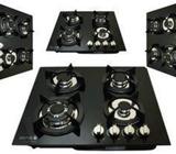 Den-b Glass Top 4 Burner Gas HOB/Stove