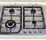 Stainless Steel 4 Burner Gas Cooker Hob