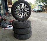 165*65*14 Dunlop with Japan Alloy wheels