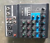 4 channel live mixer