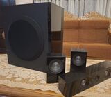 USED HOME THEATER SUBWOOFER & SPEAKERS