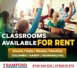 CLASSROOMS / MEETING ROOMS FACILITIES AVAILABLE FOR RENT