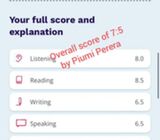 IELTS - individual - physical sessions